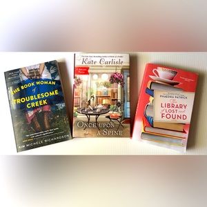 3 Book Lot - Novels on Libraries and Books